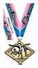 Gymnastics Female Diamond Star Medal - Silver [MDS2-GF]