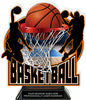 Basketball Colorix-T Acrylic Trophy- 8.25 inch [TACR8-BK-Q]