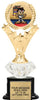5 Star Wreath Insert Diamond Riser Trophy on Synthetic Base [TRDDRM499]