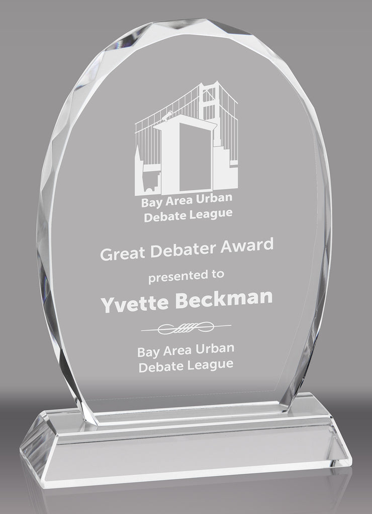 Optical Crystal Oval- 5.75 inch [CRO2080]