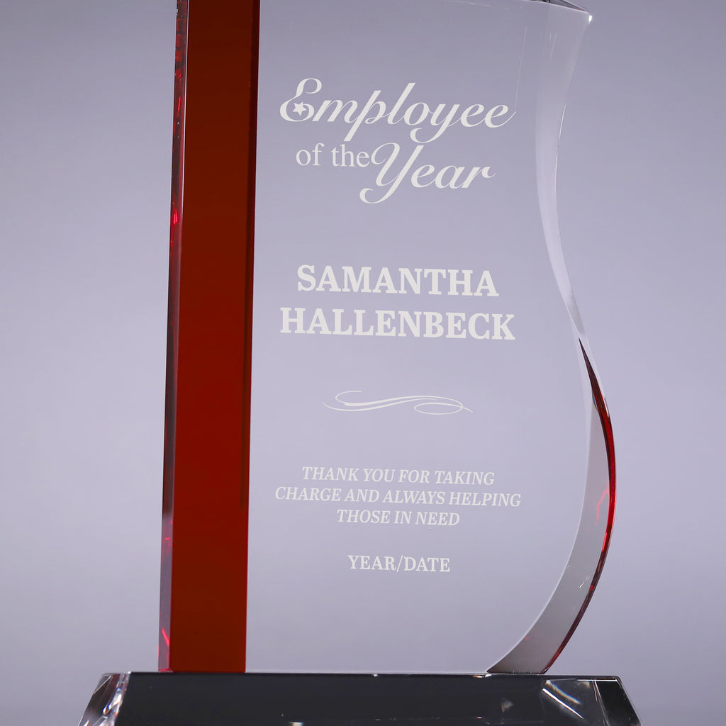 Red Wave Crystal Awards