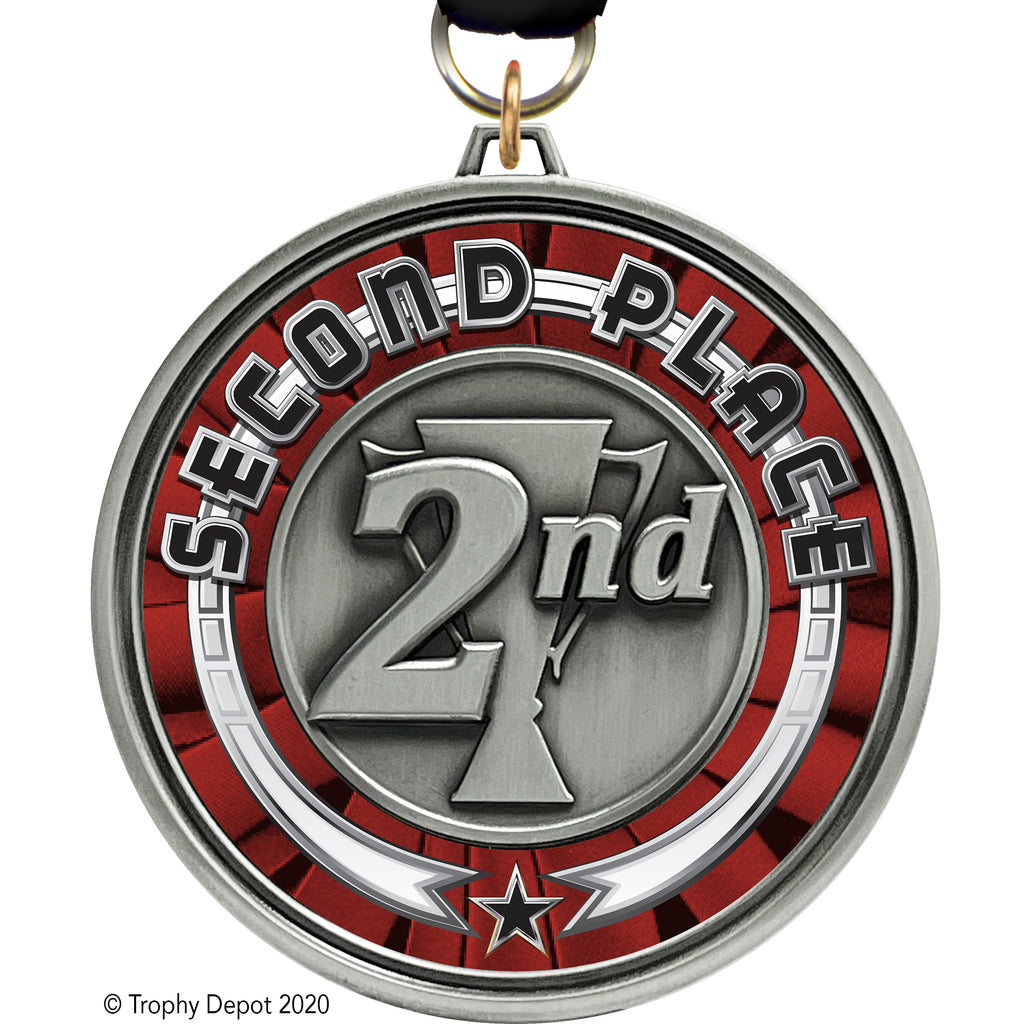 3" Eclipse Insert Medal - 2nd Place - TD Exclusive! [MEL1-2ND]