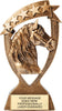 Horse Banner Resin Trophy - 7 inch [RM5SHS-7]