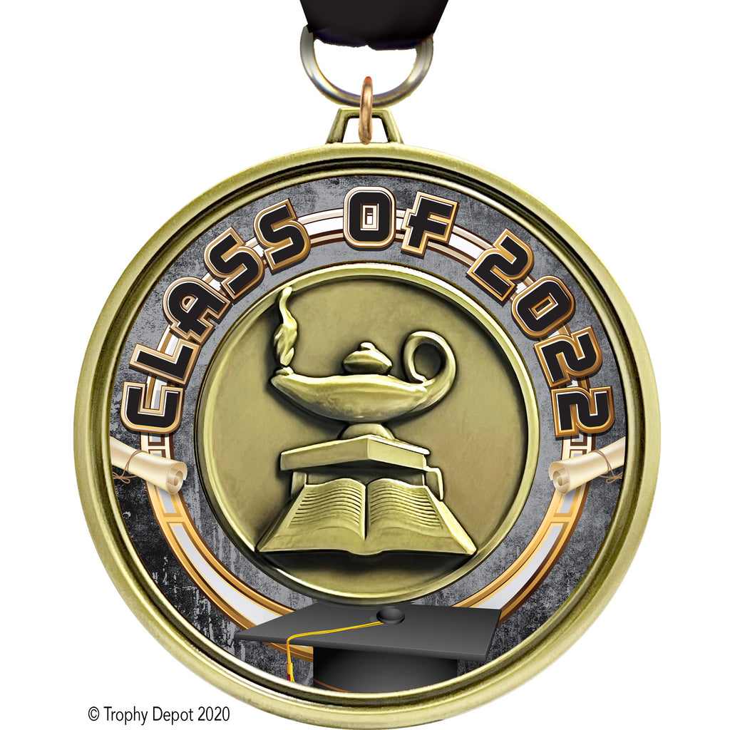 3" Eclipse Insert Medal - Class of 2022 [MEL1-GD]