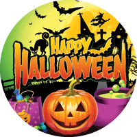 Halloween/Holidays - Happy Halloween Pumpkin Insert [TD-4172]