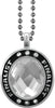 Clear Gem Silver Finalist Charm [CSOV-FNL-STN-CLR-S]