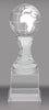 Crystal Pedestal Globe Award [C158GLB]