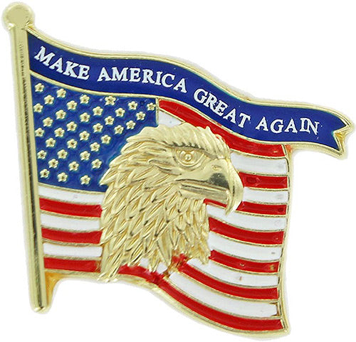 Make America Great Again American Flag Pin [PCM-USA-712]