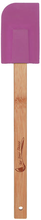 Silicone Spatula with Bamboo Handles- Purple [SPTJ11-PRP]