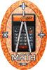 Education- Math Oval Insert [OV-2100]