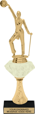 Glow in the Dark Diamond Riser Trophy [TDR9-GLW]