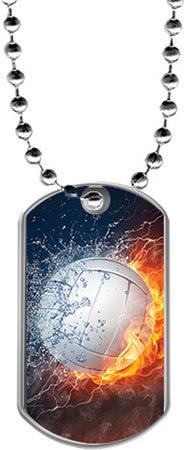 Volleyball Dog Tags [DTLAM2-VB]