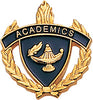 Academics 3D Enameled Scholastic Pin [PCM-WRT-AC]
