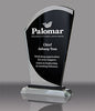 Sail-Shaped Crystal Award- 9.5 inch [GT2926-9]