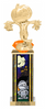 Halloween Mummy Diamond Riser Rectangle Column Trophy- 13 inch [TDRSQ13STK-MUM]