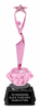 Reach For The Stars Pink Metallic Diamond Riser Trophy on Synthetic Regal Base [TDRPNK8-RFTSS]