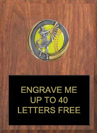 Softball Motion Xtreme Plaque [PMX912-SB]