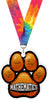 Mathematics Paw Acrylic Medal- 2.75 inch [MACR2-PAW-MT-Q]