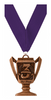 3rd Place Antique Bronze Trophy Cup Medal [MTM27-3RD]
