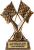 Racing Checkered Flag Resin Trophy [RRCF7]