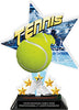 Tennis Shattered Star Colorix Acrylic Trophy- 8.5 inch [TACR85-STR-TN-Q]