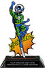 Soccer Male Super Hero Acrylic Trophy- 8 inch [TACR8-SH-SCM-Q]