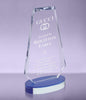 Cardiff Sail Crystal with Textured Blue Base - 9.5 inch [CPCSL-9]