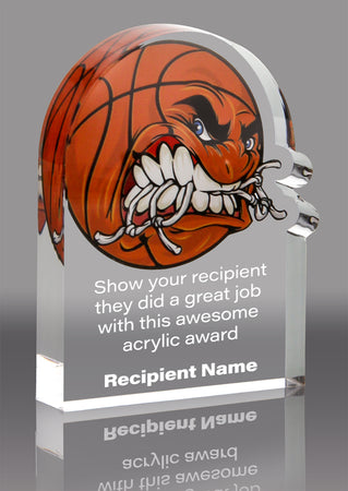 Basketball Krunch Acrylic Award- 5x6 inch [AKRCH-BK-56-Q]