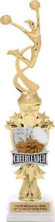 Cheer Shooting Star Sport Riser Trophy [TMSSTR14-CH]