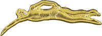 Swimming Chenille Pin - Male [PCH-19]