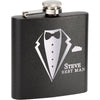 TahoeÂ© Powder Coated Insulated 6 oz Flask - Black [TMLG19-BLK]