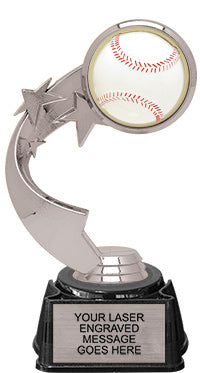 Baseball Twistar Trophy- Silver [TWST7-BS-S]