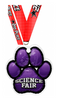 Science Fair Paw Acrylic Medal- 2.75 inch [MACR2-PAW-SEFR-Q]