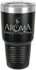 Polar Camel 30 oz. Ringneck Black with Silver Ring Vacuum Insulated Tumbler w/Cl [TVIJ316]
