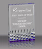 Reflective Base Acrylic Award- Purple 3.5x5 inch [ACRS-3P]