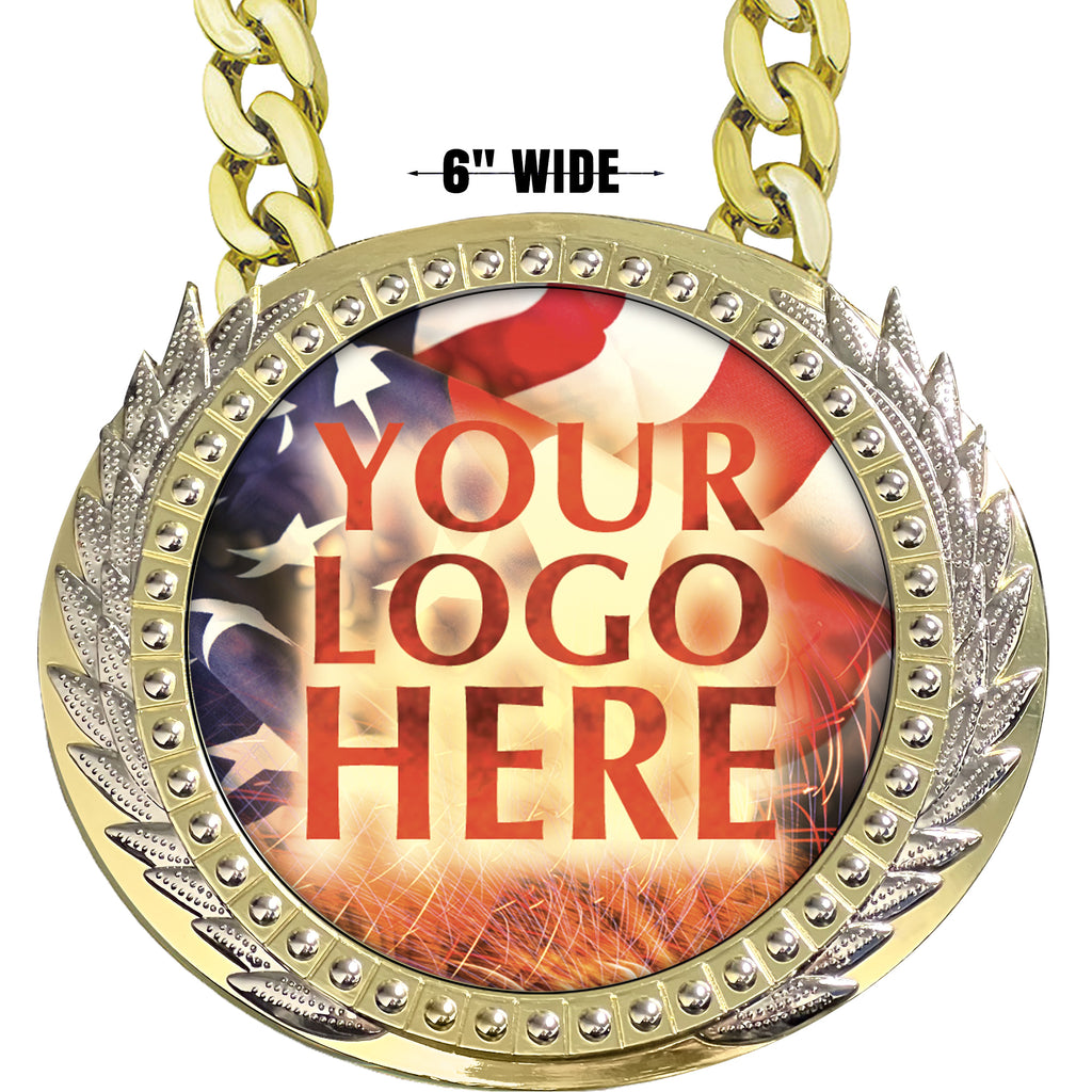 6 inch Custom Presidential Metal Champ Chain [CXCSPR]