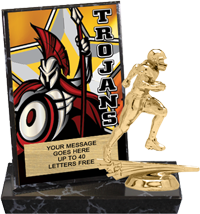 Trojans Mascot Billboard Plaque [PBB6-MSCT-TRJ]