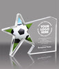 Soccer Galaxy Star Acrylic Award- 4x5.5 inch [ATDSTR-SC-4-Q]