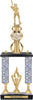 Baseball Sport Color Riser Two-Post Trophy [T2PCSR22-BS]