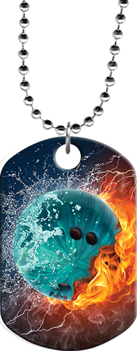 Bowling Monster Dog Tag [DTXL-BW]