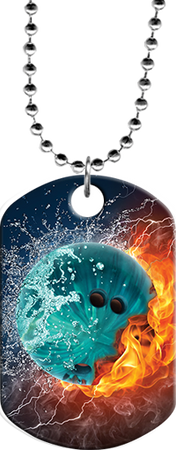 Bowling Monster Dog Tag [DTXL-BW]