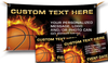 Basketball Vinyl Banner- Flames [VB-BK-FLM]
