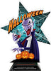 Vampire Halloween Shattered Star Colorix Acrylic Trophy- 10 inch [TACR10-STR-HLWN-DRC-Q]