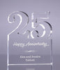 Number 25 Acrylic Award - 6 inch [ATNM-25-6-Q]