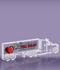 Conventional Tractor Trailer Acrylic Award - 8.5 inch Color [ATRK-001-8-FC-Q]