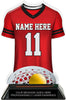Lacrosse Male Jersey Colorix-T Acrylic Trophy- Red [TACR7-JSY-LC-RED-M-Q]