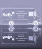 1 inch Thick Acrylic Delivery Truck Award - 9 inch [A1DTF9-Q]