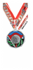 Golf Decagon Painted Medal [MDCM2-GL]