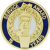 15 Years Service Award Enameled Round Pin [PCM-SRV-146RA]