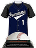 Baseball Jersey Colorix-T Acrylic Trophy - Navy [TACR7-JSY-BS-NVY-Q]
